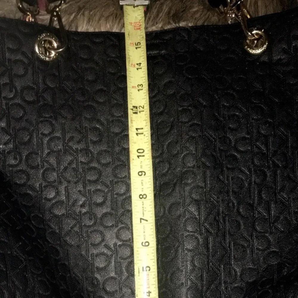 CK All Black Monogram Purse - Picture 8 of 8